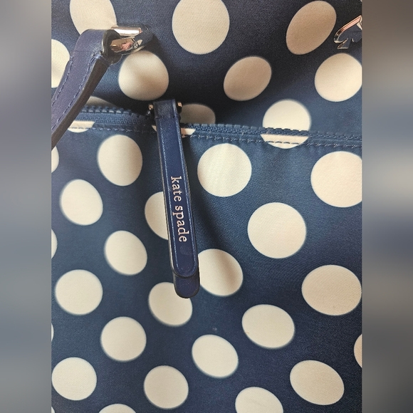 KATE SPADE JAE SEASIDE DOT BABY DIAPER NYLON BAG WKR00301 BLUE - Picture 7 of 9